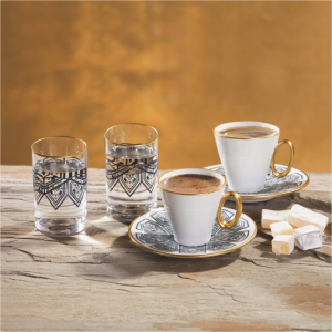 Seljuk Turkish Coffee Set ´Hard Coal´