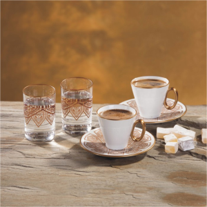 Seljuk Turkish Coffee Set ´Copper´